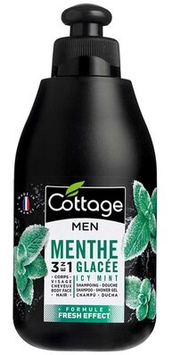 Шампунь-гель для душу Cottage Men Shampoo-Shower Gel 3 в 1 Крижана м'ята, 250 мл