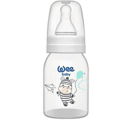 Пляшечка для годування Wee Baby Classic PP, силіконова соска №1, 125 мл