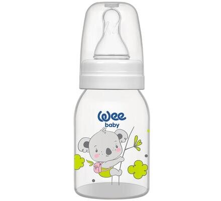 Пляшечка для годування Wee Baby Classic PP, силіконова соска №1, 125 мл
