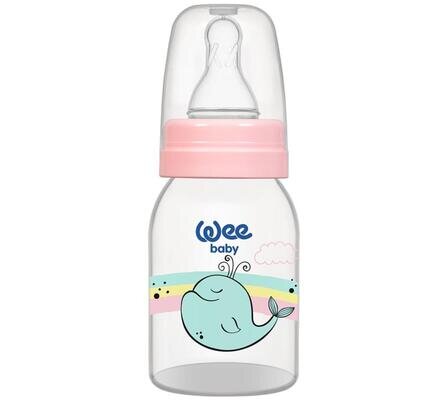 Пляшечка для годування Wee Baby Classic PP, силіконова соска №1, 125 мл