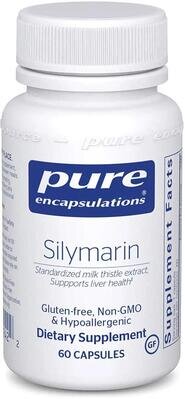 Силімарин Pure Encapsulations Silymarin, 60 капсул