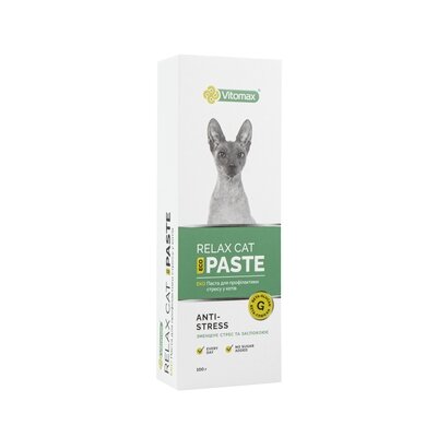 Еко Паста Vitomax для профілактики стресу у котів, 100 г