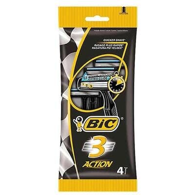 Набір бритв без змінних картриджів Bic Action 3, 4 шт