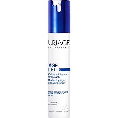 Крем для обличчя Uriage Age Lift нічний ревіталізуючий, що розгладжує, 40 мл