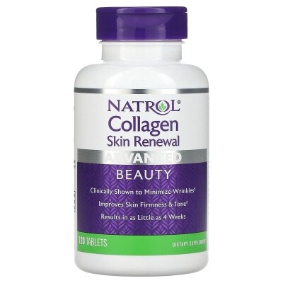 Колаген Natrol Collagen Skin Renewal, 120 таблеток