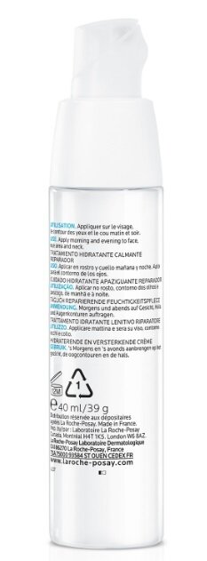 Крем для обличчя та шкіри навколо очей La Roche-Posay Toleriane Dermallergo Legere легкий для гіперчутливої та схильної до алергії шкіри, 40 мл