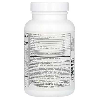 Підтримка нервової системи Source Naturals Calm Thoughts, 90 таблеток