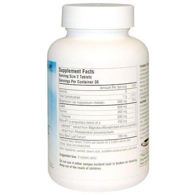 L-Теанін Source Naturals Theanine Serene, 60 таблеток