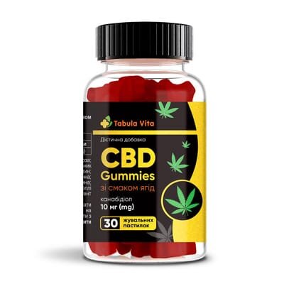 CBD желейки Табула Віта зі смаком ягід жувальні пастилки №30