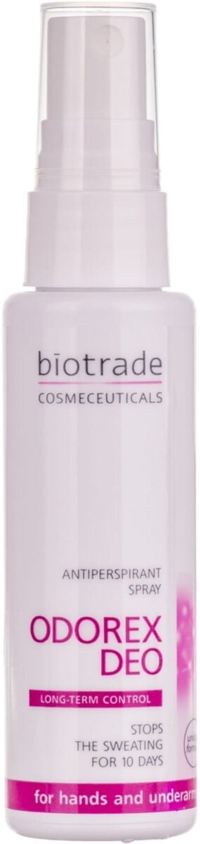 Дезодорант-антиперспірант спрей Biotrade Odorex Deo тривалої дії 10 днів захисту, 50 мл