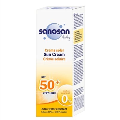 Крем сонцезахисний Sanosan Baby дитячий SPF 50+, 75 мл