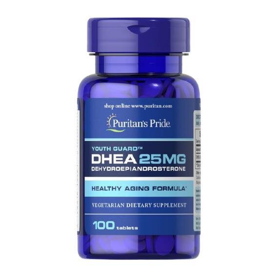 ДГЕА Puritan's Pride DHEA 25 мг, 100 таблеток