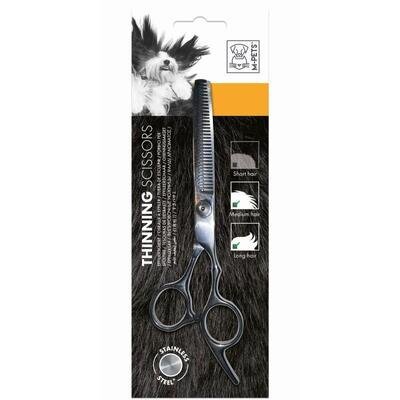 Ножиці M-Pets Grooming Steel Thinning Scissor філірувальні, металеві для стрижки собак, 6x19x0,5 см