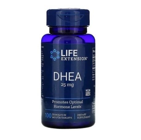 Дегідроепіандростерон ДГЕА Life Extension DHEA 25 мг, 100 таблеток