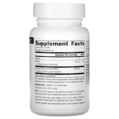 Екстракт броколі Source Naturals Broccoli Sprouts Extract, 60 таблеток
