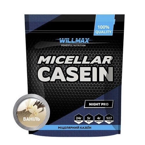 Міцелярний казеїн Willmax Micellar Casein, ваніль, 900 г
