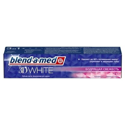 Зубна паста Blend-a-med 3D White Бадьоряча свіжість, 100 мл