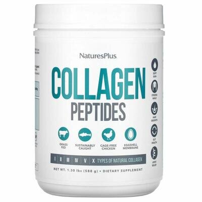 Колагенові пептиди Nature's Plus Collagen Peptides без смаку, 588 г
