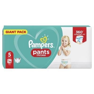 Підгузки-трусики Pampers Pants дитячі розмір 5, 12-17 кг, 56 шт