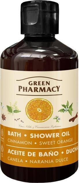 Олія для ванни та душу Green Pharmacy Кориця та солодкий апельсин 250 мл