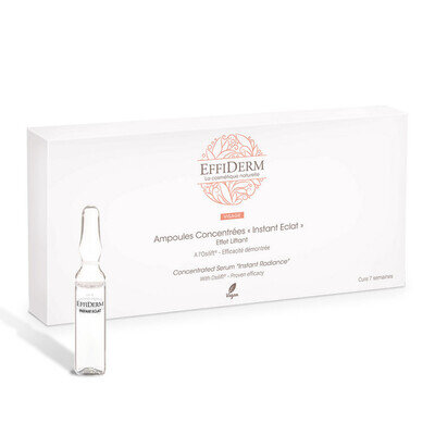 Cироватка ампульна Effiderm Serum Tenseur-Lift зволоження та ліфтинг «Миттєве сяяння» з LIFTLINE, 7 ампул по 3 мл