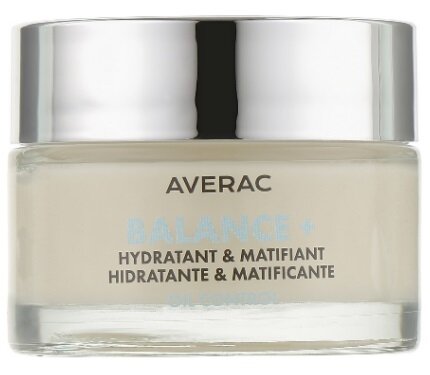 Крем для обличчя Averac Focus Balance+ денний зволожуючий та матуючий для жирної шкіри, 50 мл
