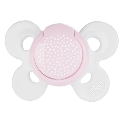 Пустушка силіконова Chicco Physio Comfort (74911.11), від 0 до 6 місяців, рожева, 1 шт