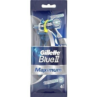 Бритви Gillette Blue 2 Max одноразові, 4 шт