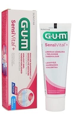 Зубна паста GUM Sensi Vital+, 75 мл