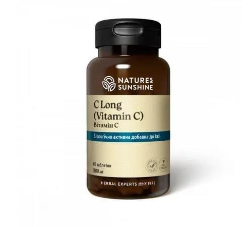 Вітамін C Nature's Sunshine (NSP) C Long 1280 мг, 60 таблеток