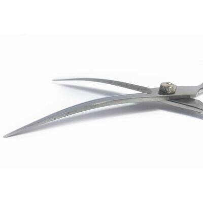 Ножиці M-Pets Grooming Steel Curved Scissor вигнуті, сталеві для стрижки собак, 6x20x0,7 см