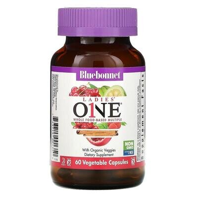 Мультивітаміни для жінок Bluebonnet Nutrition Ladies One капсули №60