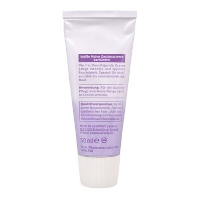 Крем дитячий для обличчя Weleda Baby Derma Weisse Malve Алтей для гіперчутливої шкіри, 50 мл