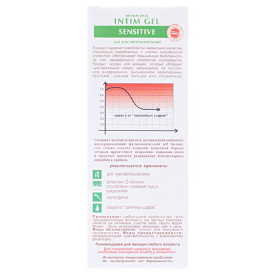 Гель для інтимної гігієни Pharma Bio Laboratory Sensitive для чутливої шкіри, 250 мл