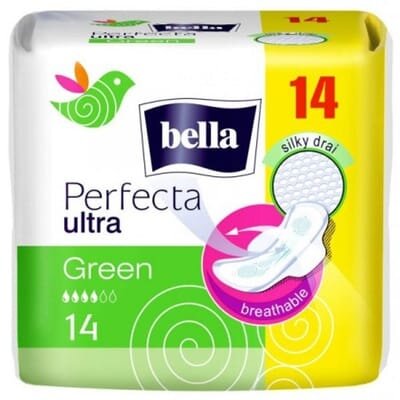 Прокладки гігієнічні Bella Perfecta Ultra Green Silki Drai, 14 шт