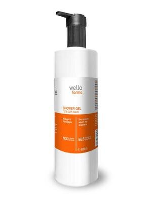 Гель для душу Wella Farma Манго та ананас, 500 мл