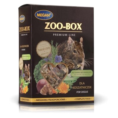 Корм Megan ZOO-BOX Premium Line для дегу, 420 г коробка