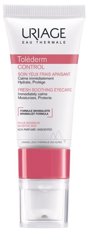 Засіб для шкіри навколо очей Uriage Tolederm Control Fresh Soothing Eyecare заспокійливий освіжаючий догляд, 15 мл