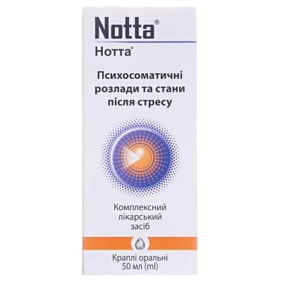 Нотта краплі ор. по 50 мл у флак.
