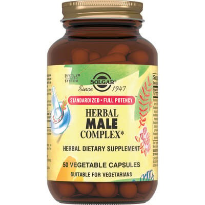 Трав'яний комплекс для чоловіків Solgar Herbal Male Complex вег. капсули №50