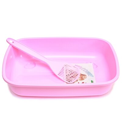 Комплект для кошенят Georplast Welcome kit (м'ячик, лопатка, лоток), 37х27х8,5 см