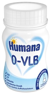 Суміш рідка молочна Humana 0-VLB для недоношених дітей і дітей з екстремально низькою масою тіла з народження, 90 мл