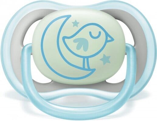Пустушка силіконова Philips Avent Ultra Air Nighttime SCF376/21, 6-18 місяців, 2 шт