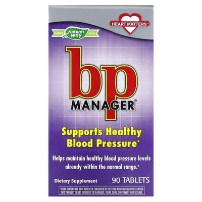 Комлекс Nature's Way BP Manager для нормалізації тиску, 90 таблеток