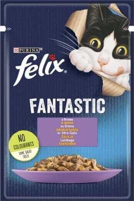 Корм вологий для кішок Purina Felix Fantastic в желе з яловичиною, 85 г