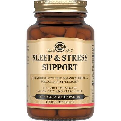 Комплекс для сну та стресу Solgar Sleep & Stress Support вег. капсули №30