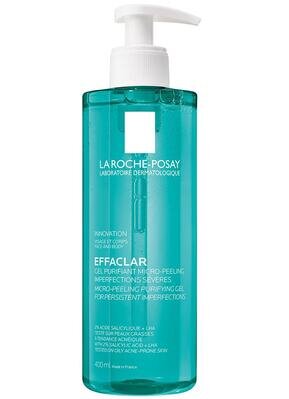 Набір La Roche-Posay Effaclar (Гель-мікропілінг для проблемної шкіри обличчя і тіла, 400 мл + гель-крем Duo+M для проблемної шкіри, 15 мл)