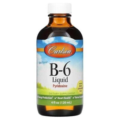 Вітамін В6 Carlson Labs Vitamin B-6 Liquid 100 мг, 120 мл
