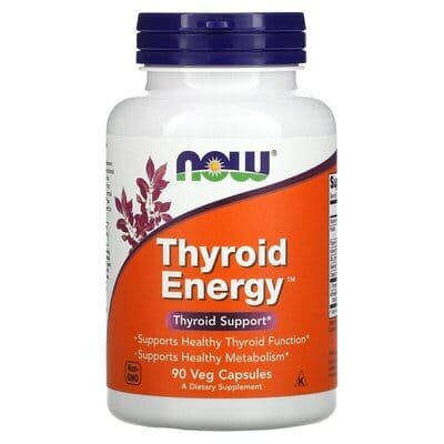 Підтримка щитовидної залози NOW Thyroid Energy вег. капсули №90