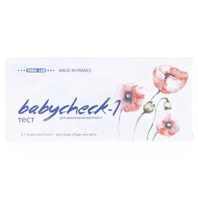 Тест-смужка Babycheck-1 для визначення вагітності, 1 штука